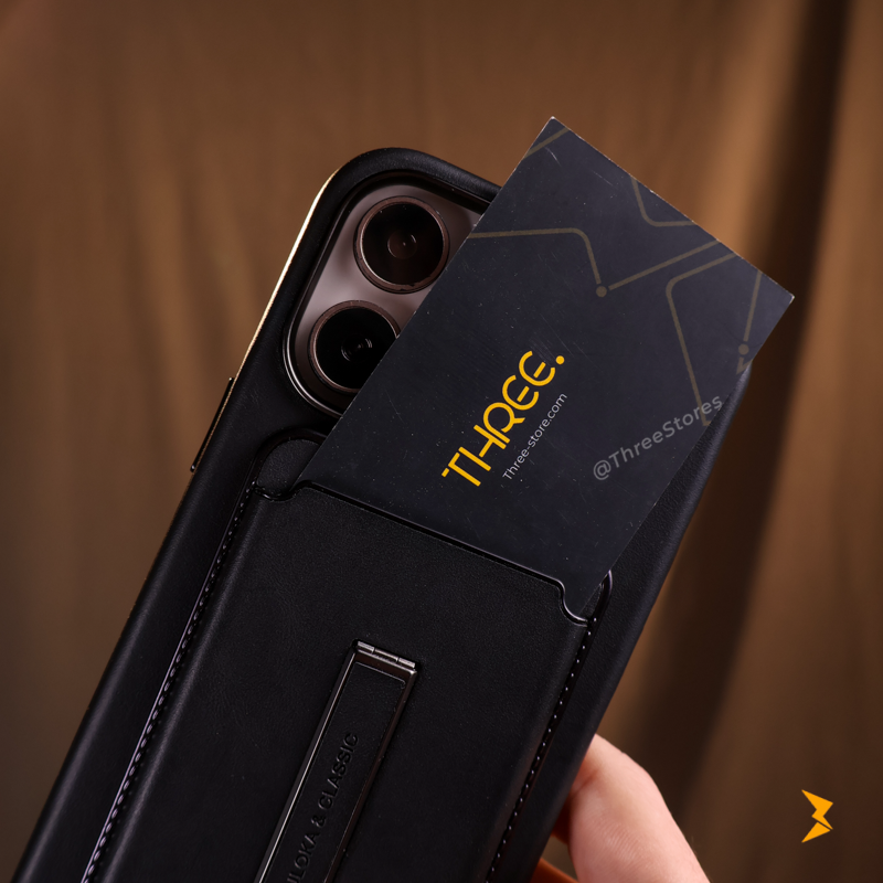 Puloka Magnetic Card Holder Leather Case iPhone 16 Pro Max