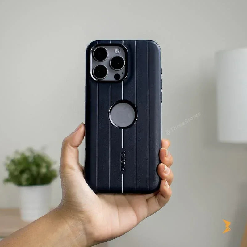 Puloka PrimeShield Leather Case iPhone 15 Pro Max - Three