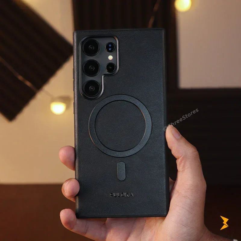 Puloka Solemn Leather Case Samsung S24 Ultra - Three
