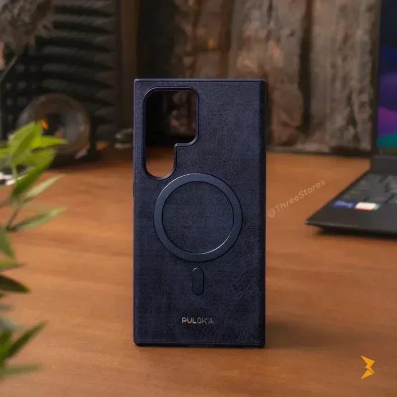 Puloka Solemn Leather Case Samsung S25 Ultra - Three