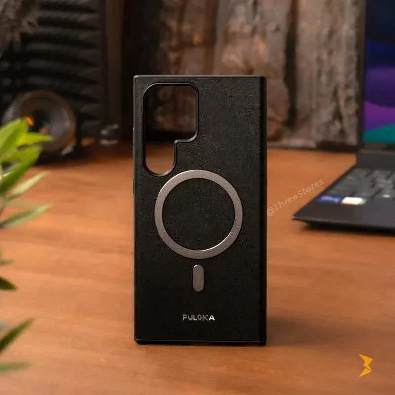 Puloka Solemn Leather Case Samsung S25 Ultra - Three