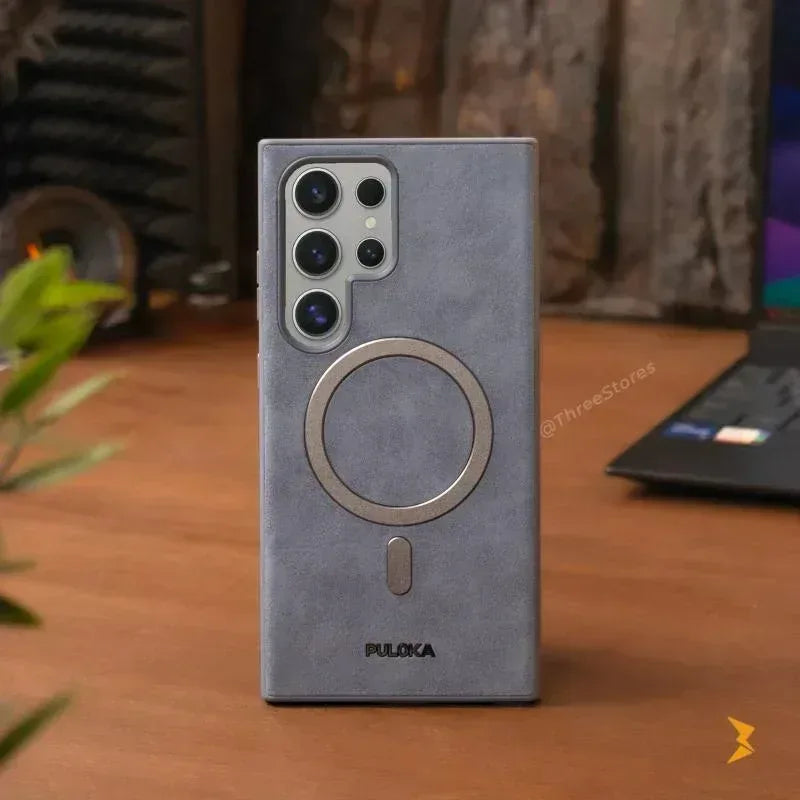 Puloka Solemn Leather Case Samsung S25 Ultra - Three