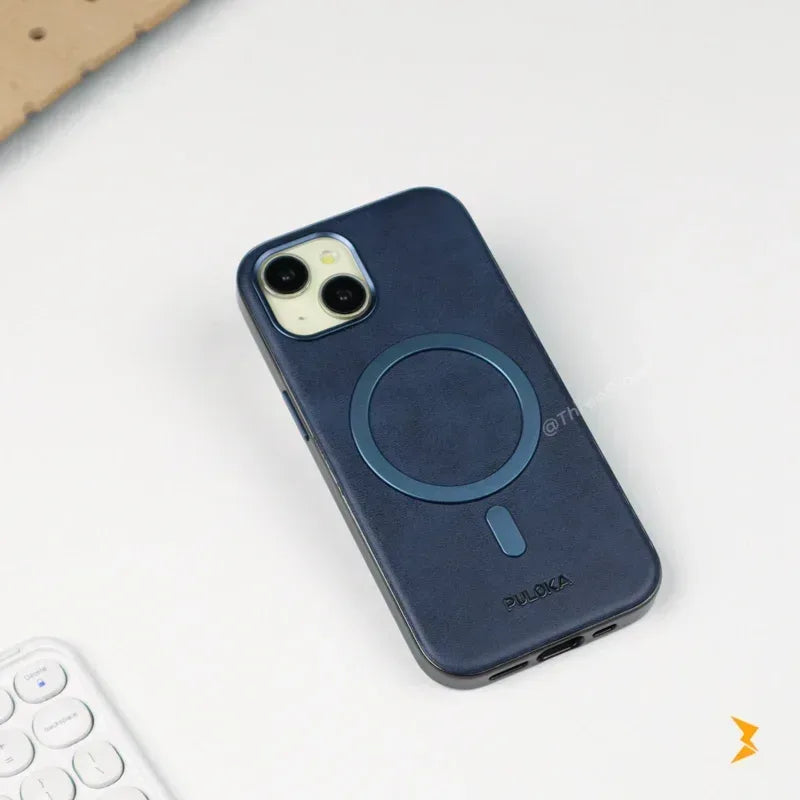 Puloka Solemn Leather Case iPhone 13/14/15 - Three