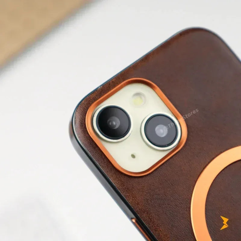 Puloka Solemn Leather Case iPhone 13/14/15 - Three