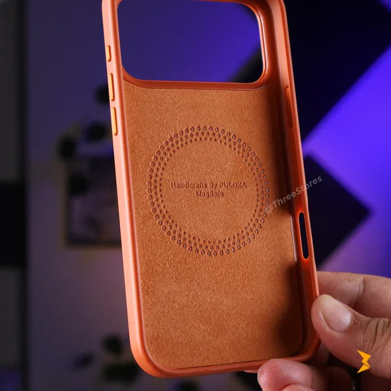 Puloka Solemn Leather Case iPhone 17 Pro Max - Three