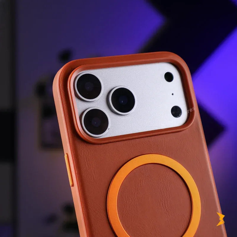 Puloka Solemn Leather Case iPhone 17 Pro Max - Three