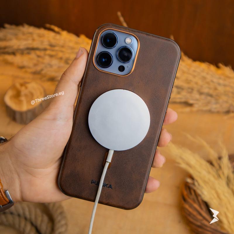 Puloka Solemn Leather Case iPhone 16 Pro Max - Three