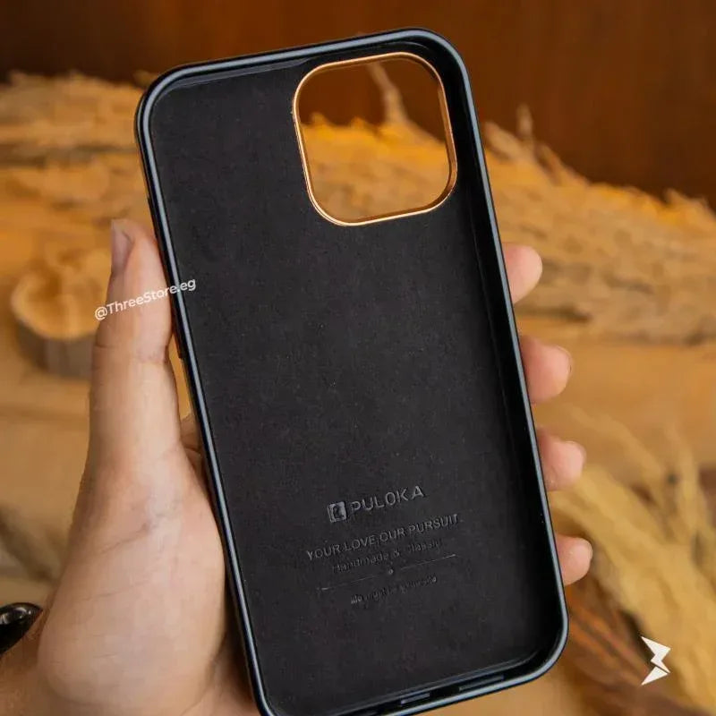 Puloka Solemn Leather Case iPhone 14 Pro Max - Three
