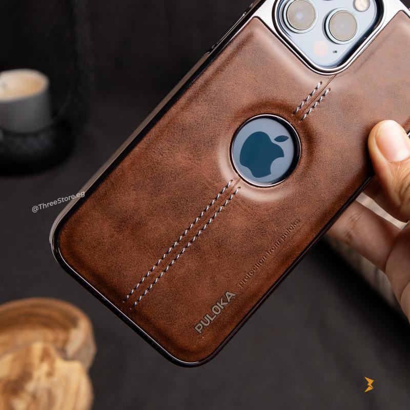 Puloka Superb Leather Case iPhone 13 Pro Max - Three