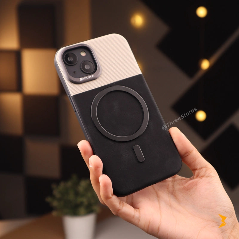 Puloka Vintage Leather Magsafe Case iPhone 13/14/15