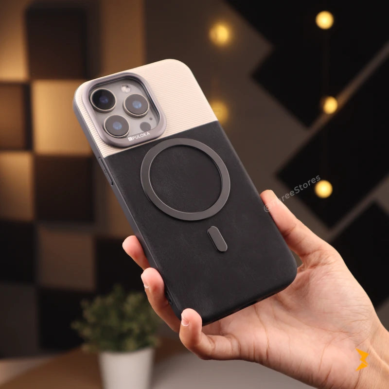 Puloka Vintage Leather Magsafe Case iPhone 13 Pro Max