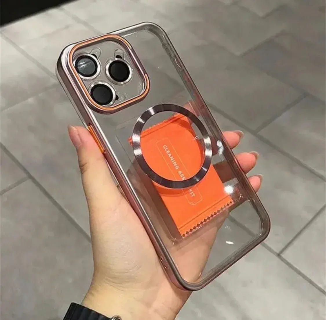 Pure Transparent Magsafe Case iPhone 13 Pro Max - Three