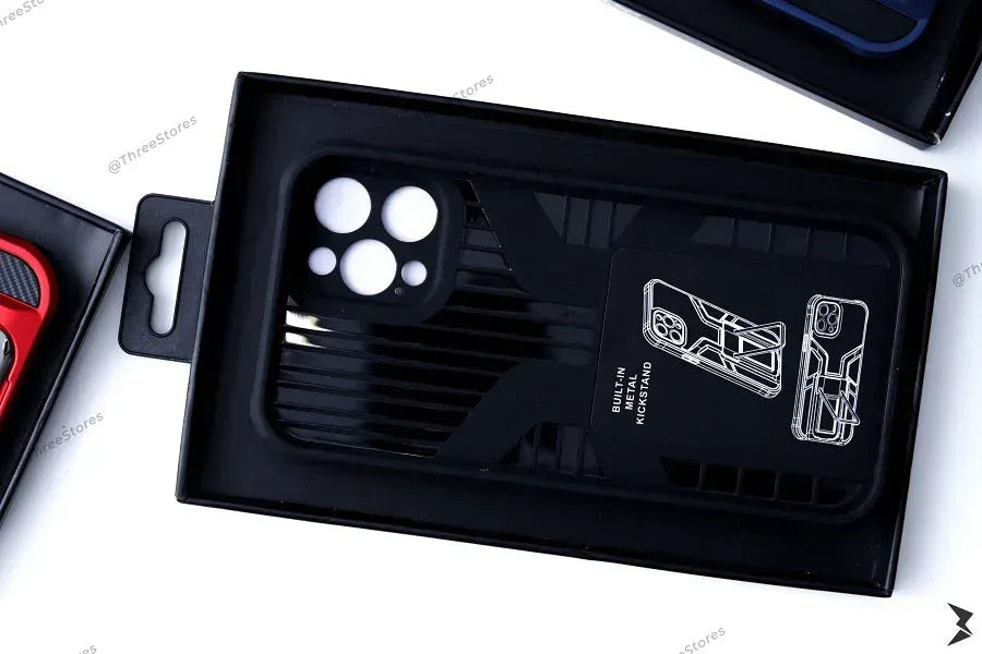 QY Stand Protector Case iPhone 12 Pro - Three