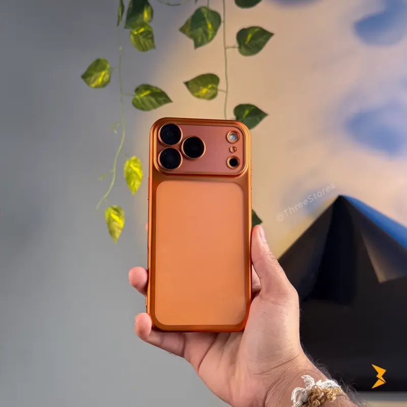 QY Glossy Transparent Camera Protective Case iPhone 17 Pro Max