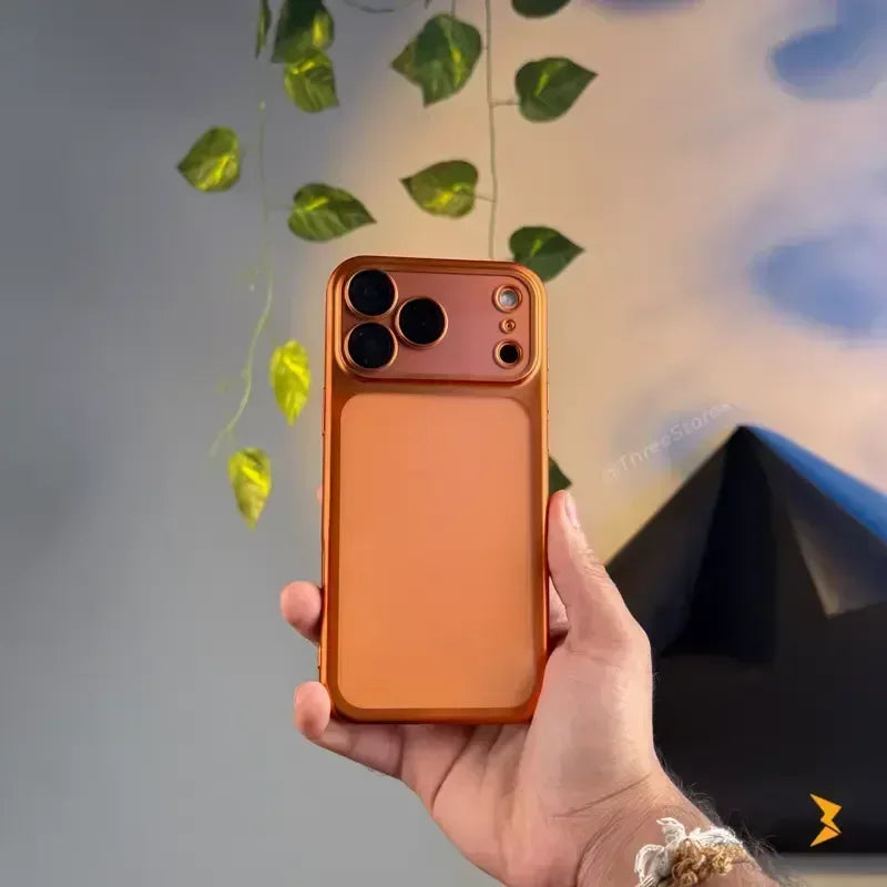 QY Glossy Transparent Camera Protective Case iPhone 17 Pro - Three