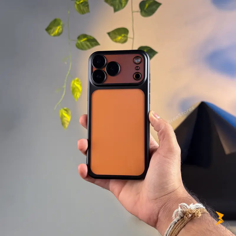 QY Glossy Transparent Camera Protective Case iPhone 17 Pro Max