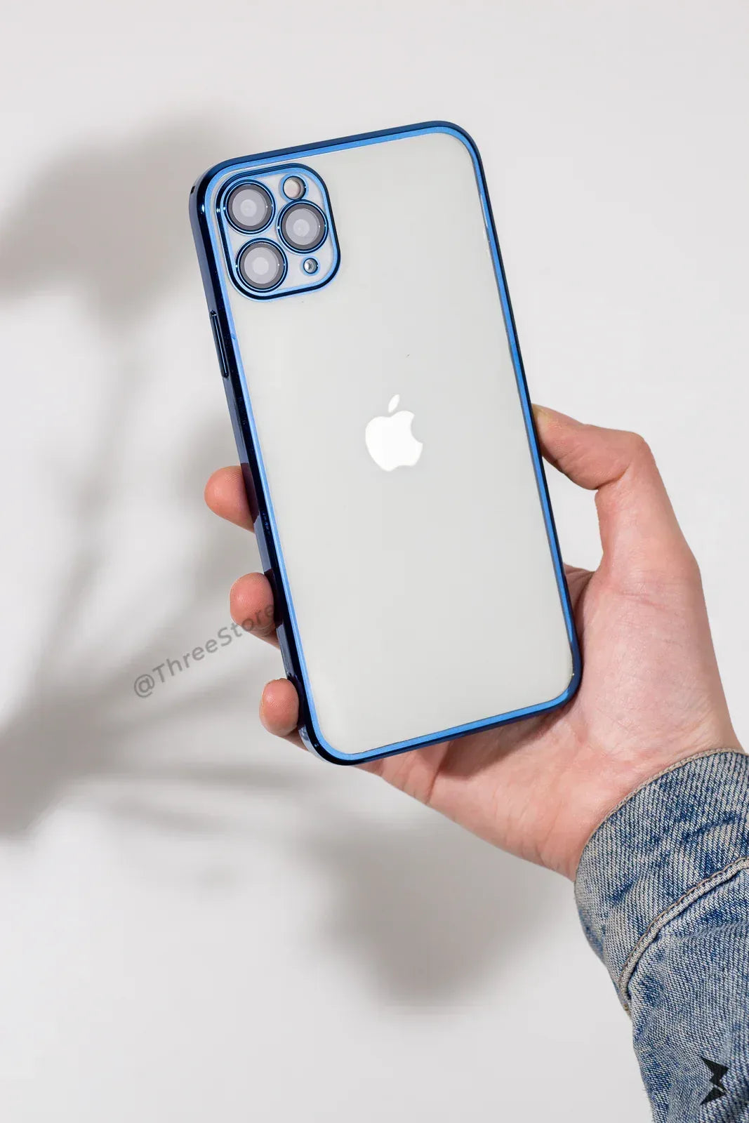 QY Glossy Transparent Camera Protective Case iPhone 11 Pro Max - Three