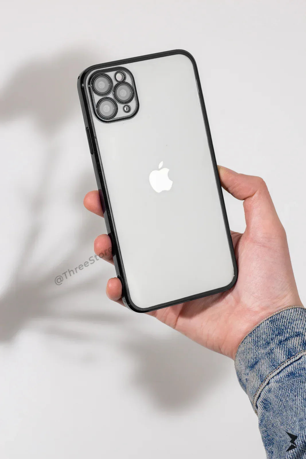 QY Glossy Transparent Camera Protective Case iPhone 11 Pro Max - Three