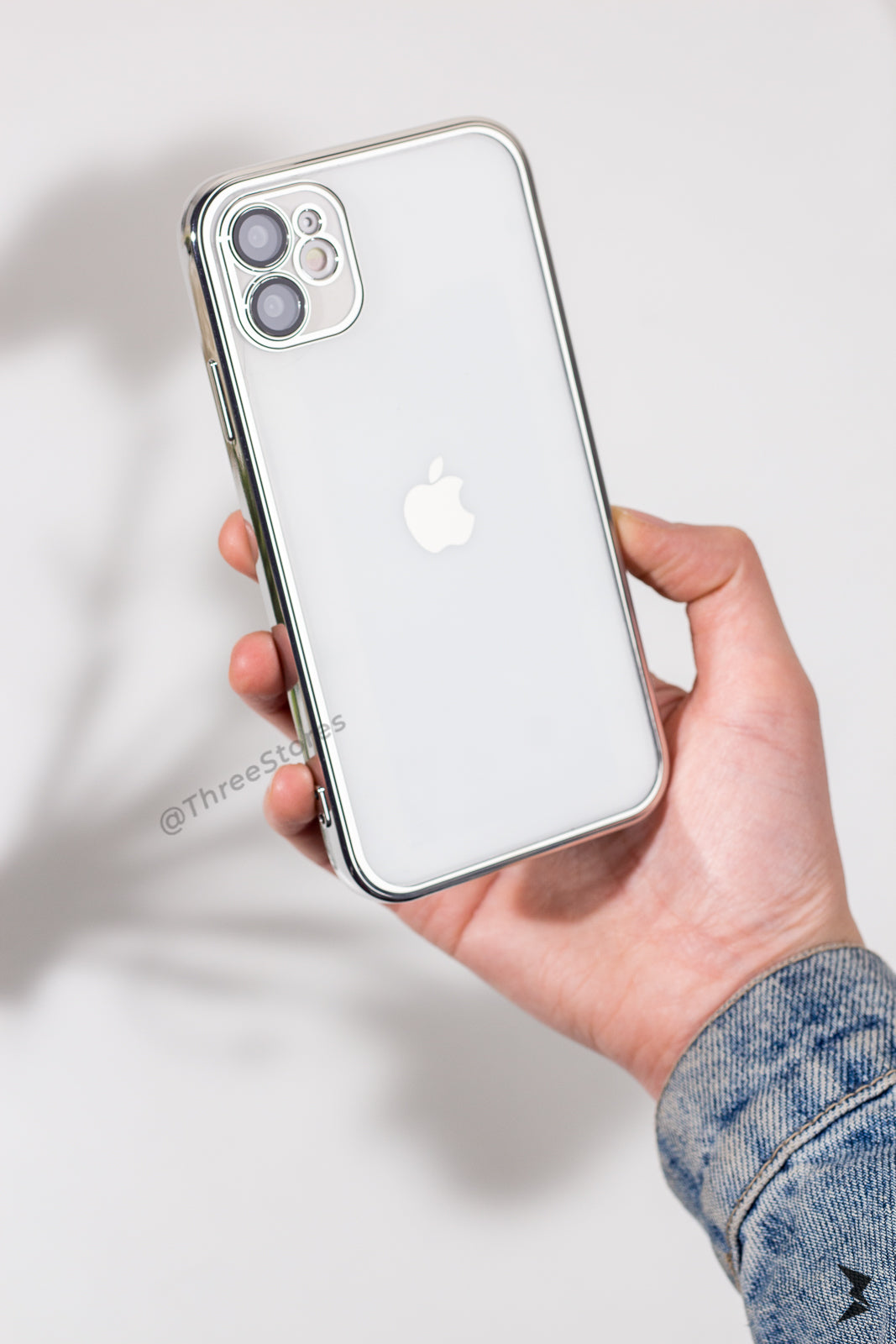 QY Glossy Transparent Camera Protective Case iPhone 12