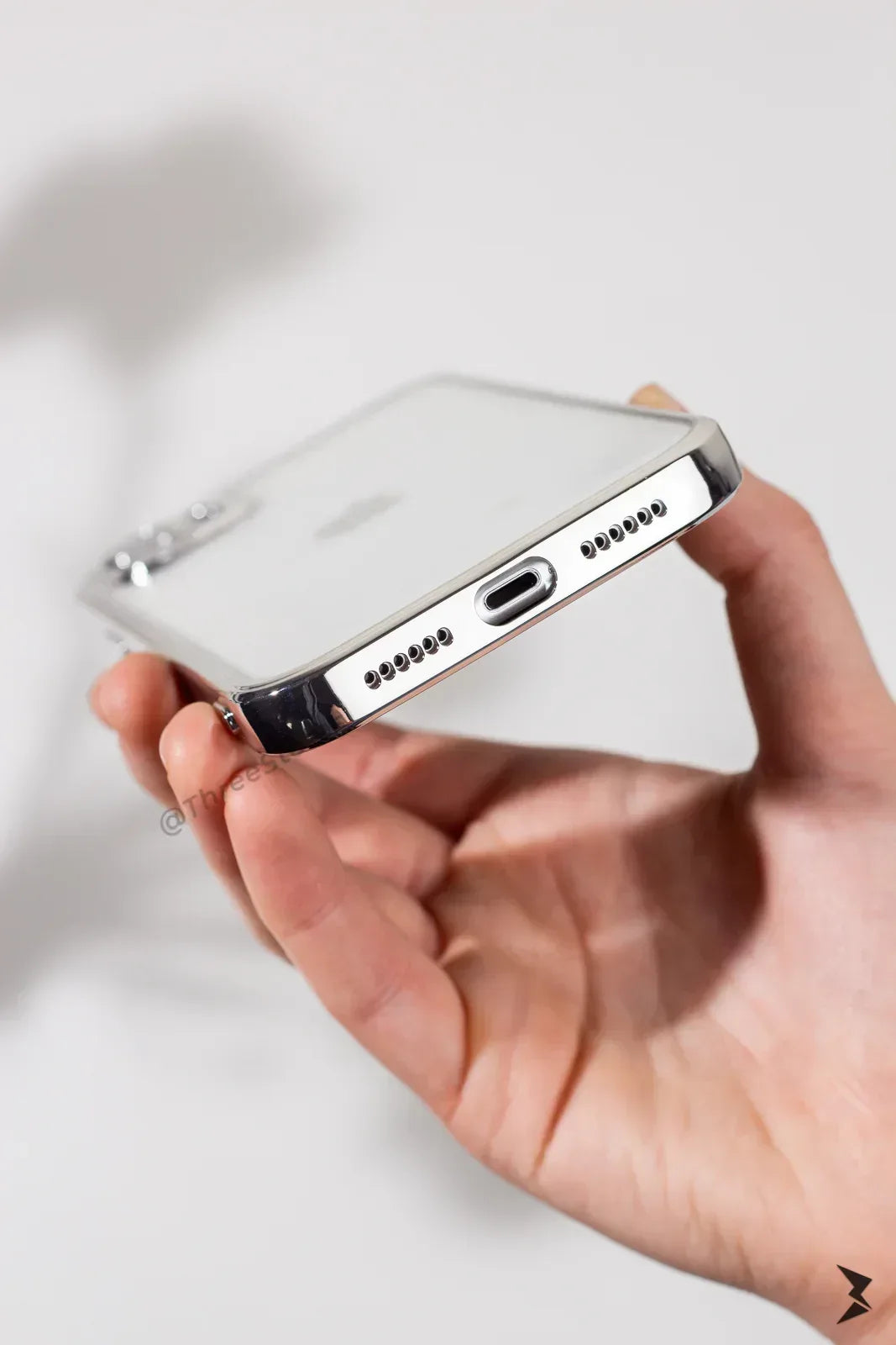QY Glossy Transparent Camera Protective Case iPhone 12 - Three