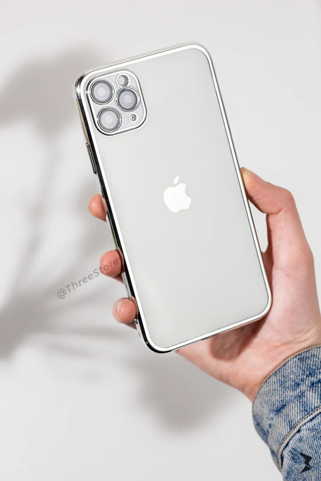 QY Glossy Transparent Camera Protective Case iPhone 11 Pro Max - Three