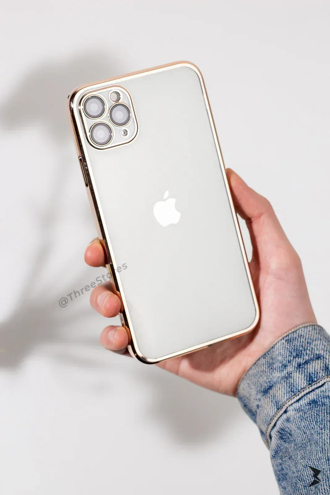 QY Glossy Transparent Camera Protective Case iPhone 11 Pro Max - Three