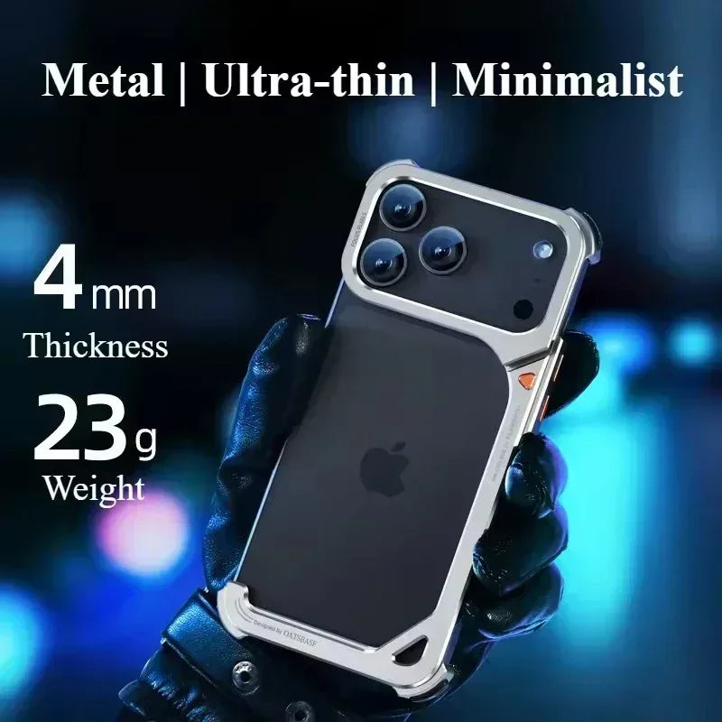 Quantyx Metal Frame Stand Case iPhone 17 Pro Max - Three