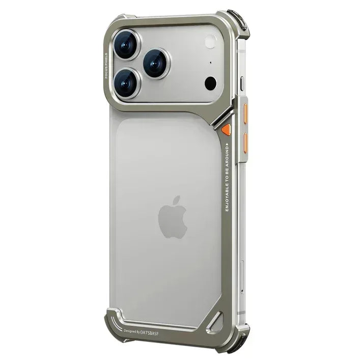 Quantyx Metal Frame Stand Case iPhone 17 Pro Max - Three