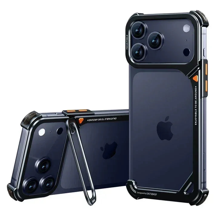 Quantyx Metal Frame Stand Case iPhone 17 Pro Max - Three