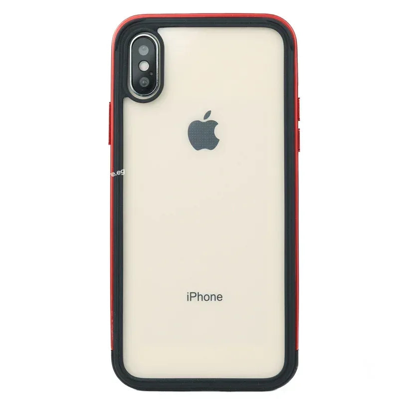 Qy TPU Transperant Case iPhone X - Three