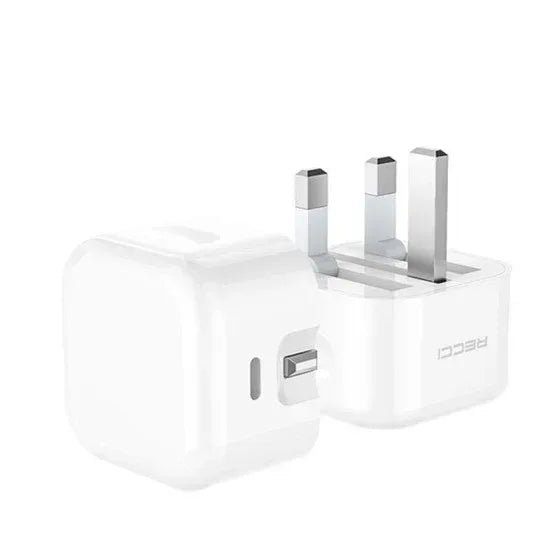 Recci PD 20W Wall Charger Folding Plug RCT-P05U - Three