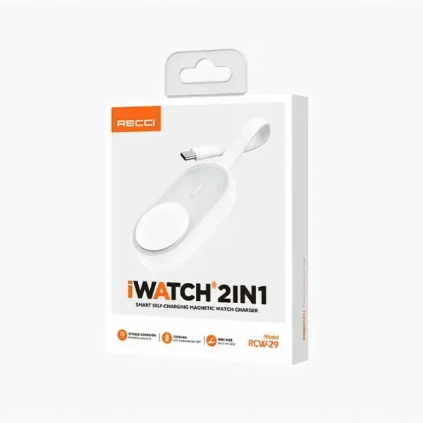 Recci 2-in-1 Wireless Charger For Apple Watch RCW-29 - Three