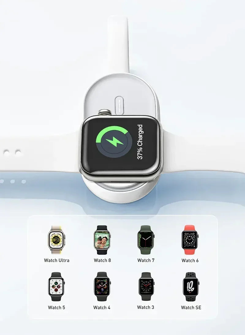 Recci 2-in-1 Wireless Charger For Apple Watch RCW-29 - Three