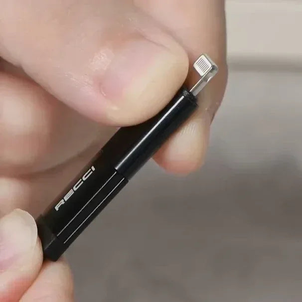 RECCI 5-in-1 Retractable Cable Charging Kit RS36T - Three