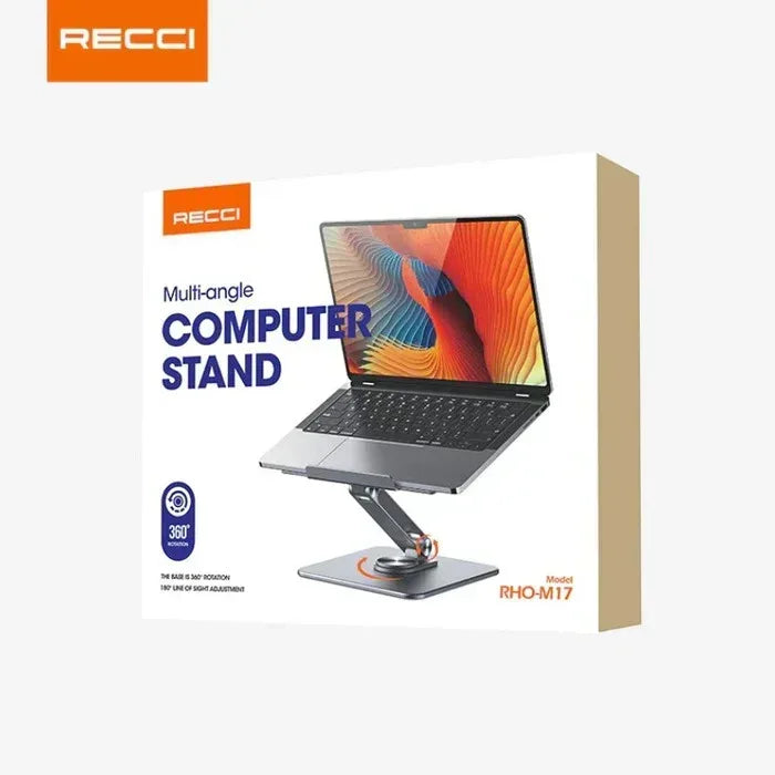 Recci Multi-Angle Laptop Stand 360 Rotation RHO-M17 - Three