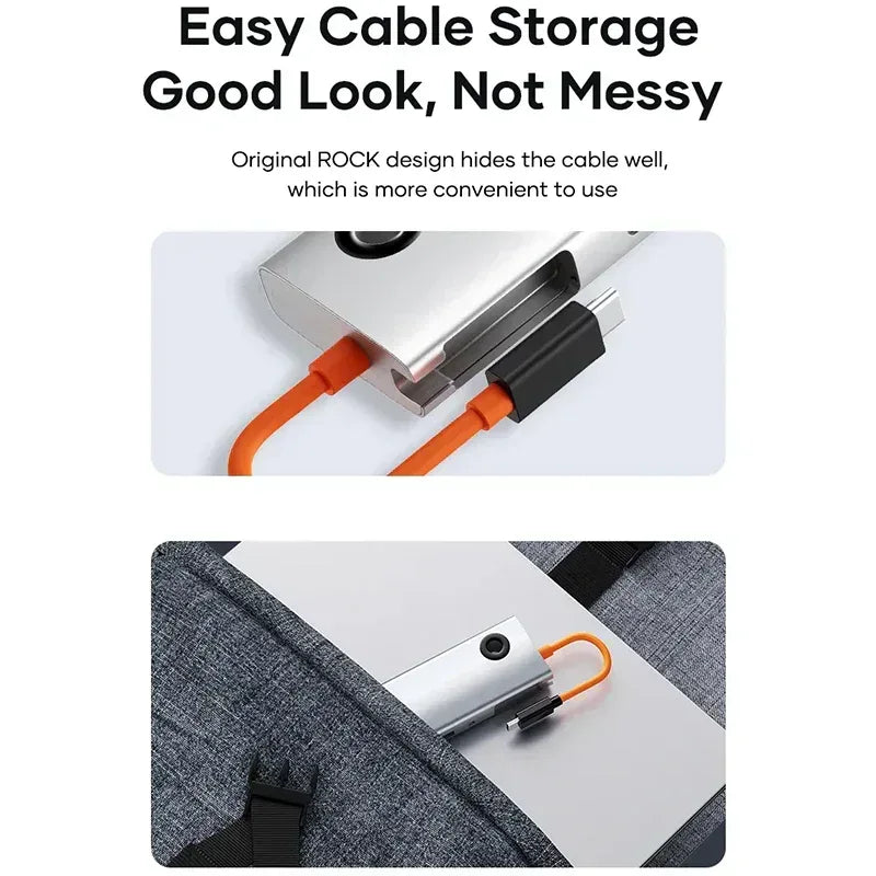 Rock 4 in 1 Type-C TO USB3.0 +Type-C Converter TR25 - Three