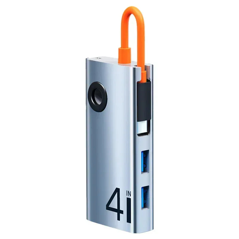 Rock 4 in 1 Type-C TO USB3.0 +Type-C Converter TR25 - Three