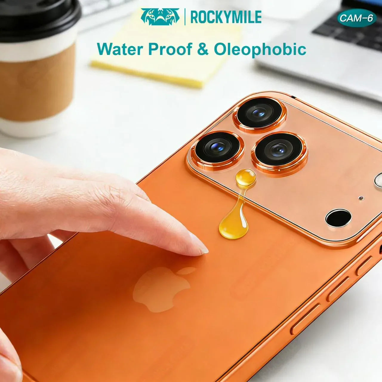 ROCKYMILE PVD Armor Camera Lens iPhone 17 Pro Max - Three