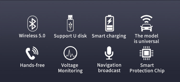 RECCI 15W+15W Multi-Functional With FM Car Charger RQ08