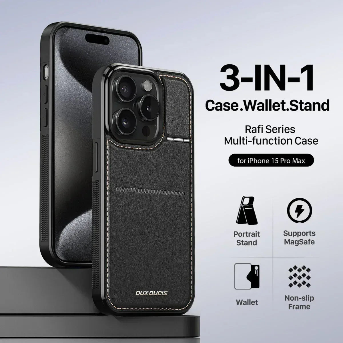 Dux Ducis Rafi Series Case iPhone 16 Pro Max - Three