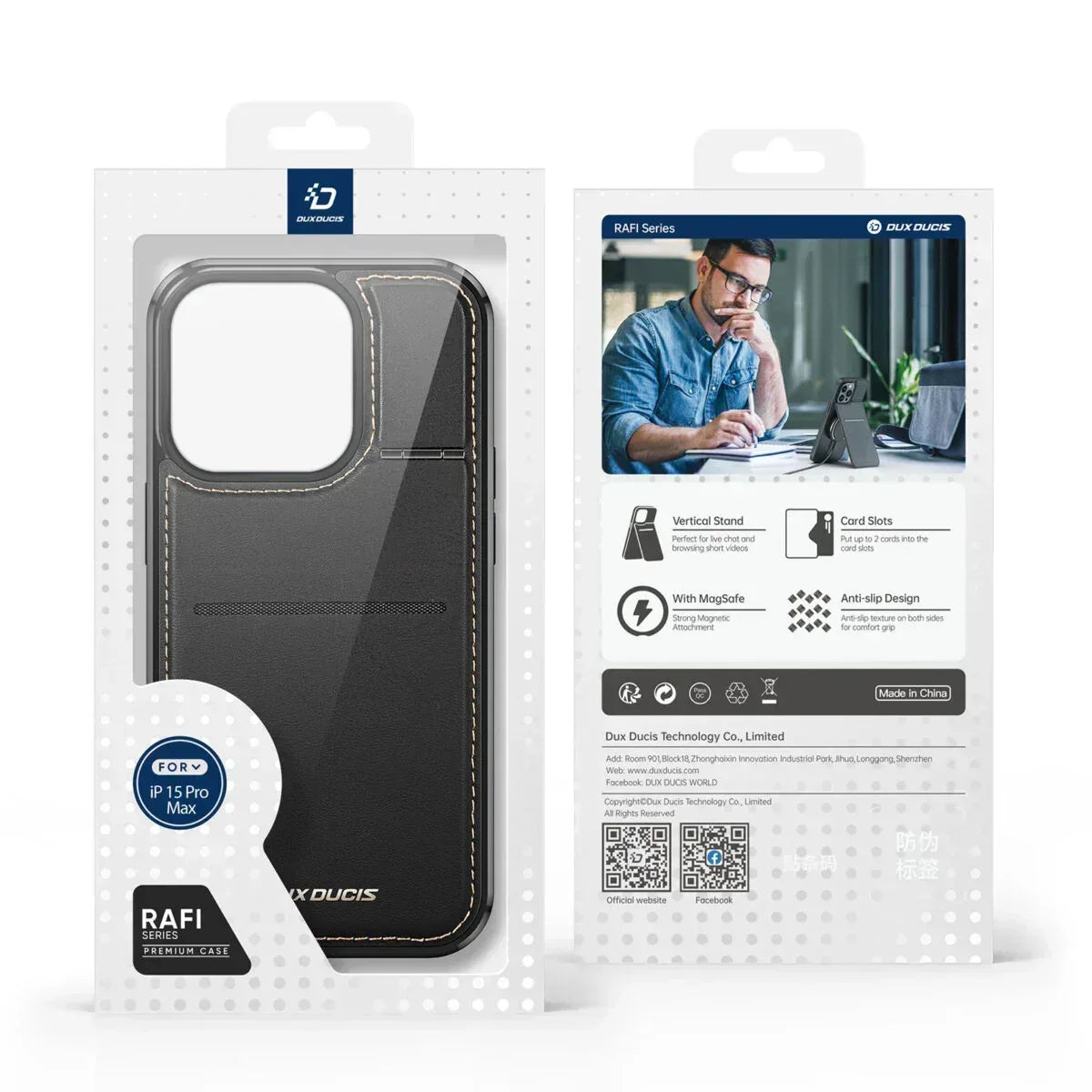 Dux Ducis Rafi Series Case iPhone 16 Pro Max - Three