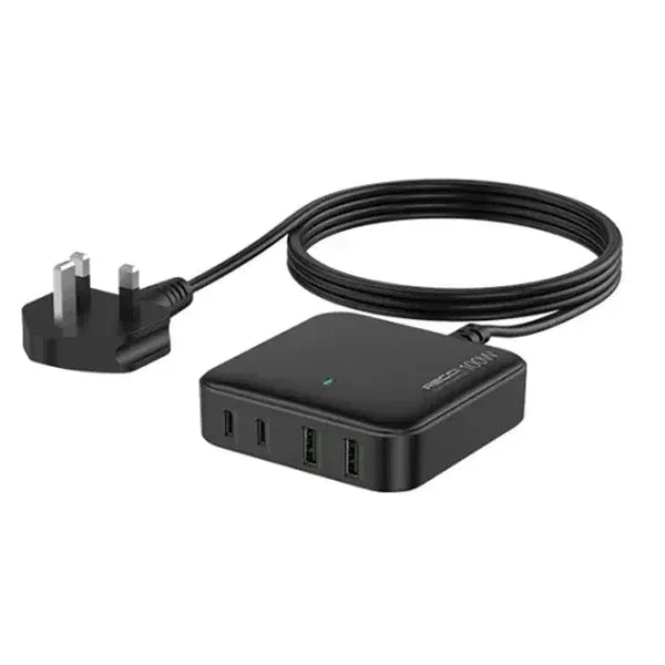 Recci GAN 100W Desktop Charger RC39 - Three