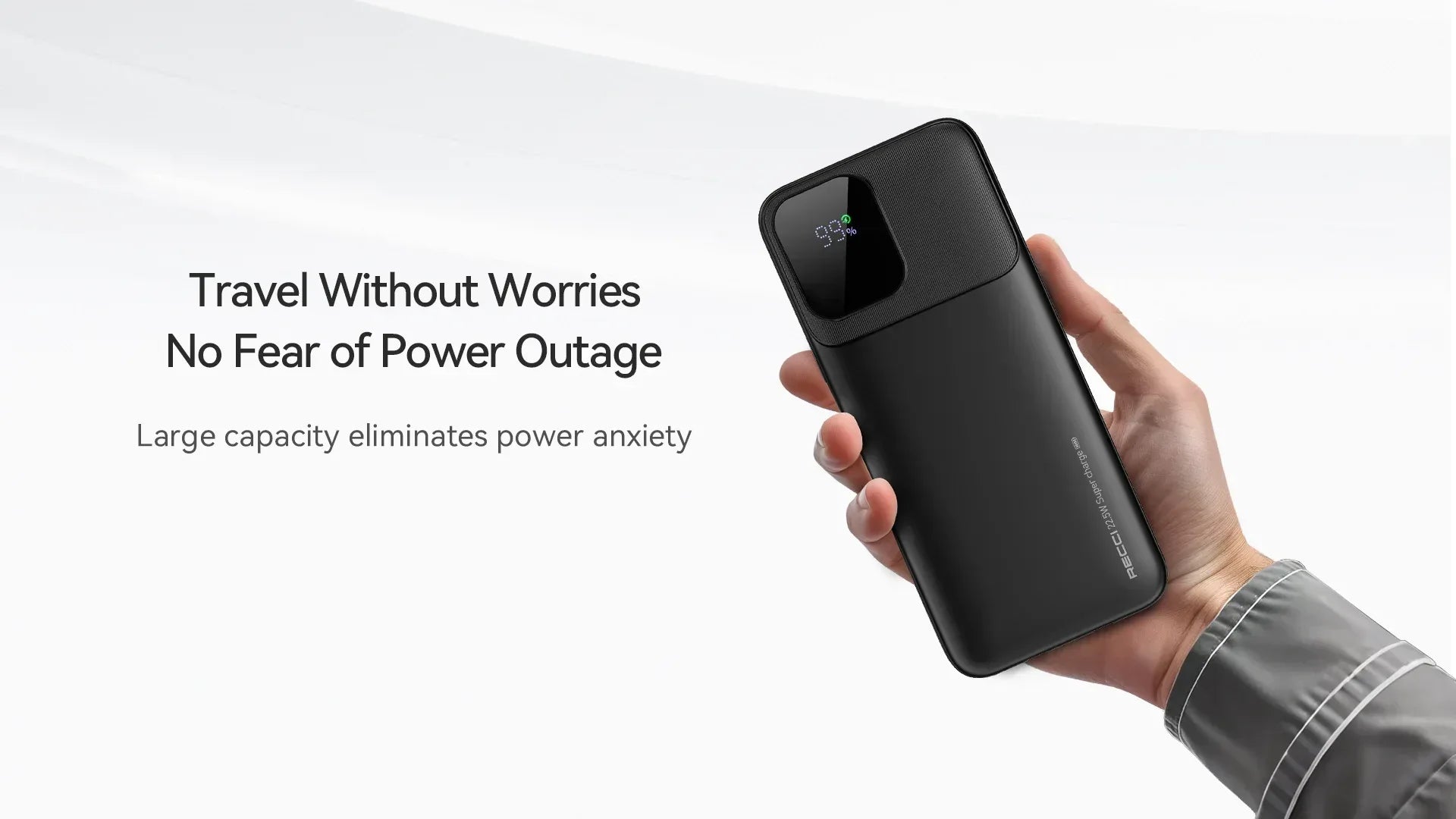 Recci 22.5W PD 20W Fast Charging 20000 mAh Power Bank RPB-P68 - Three