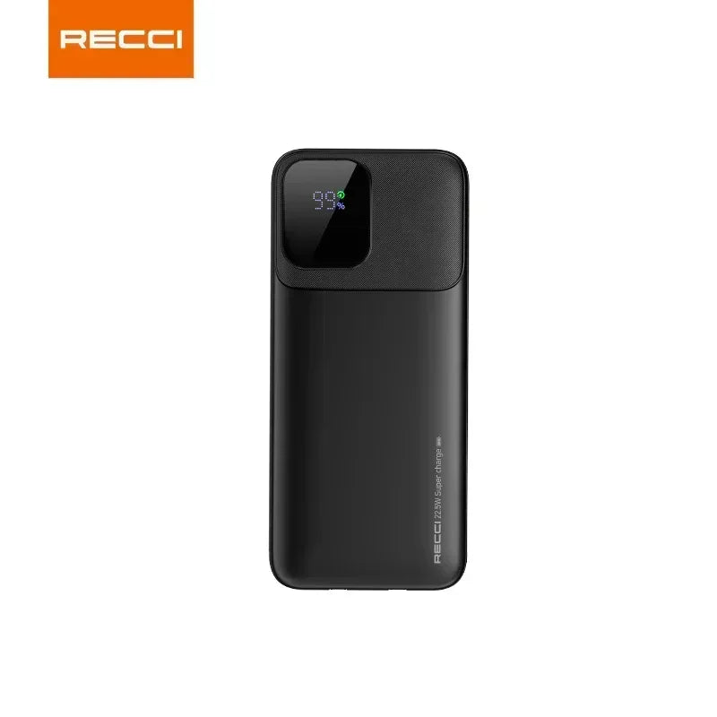 Recci 22.5W PD 20W Fast Charging 20000 mAh Power Bank RPB-P68 - Three