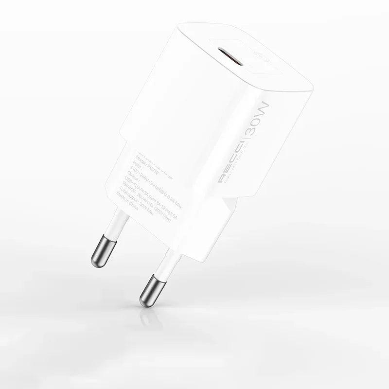 Recci 30W GaN Wall Charger Kits RC77ECC - Three