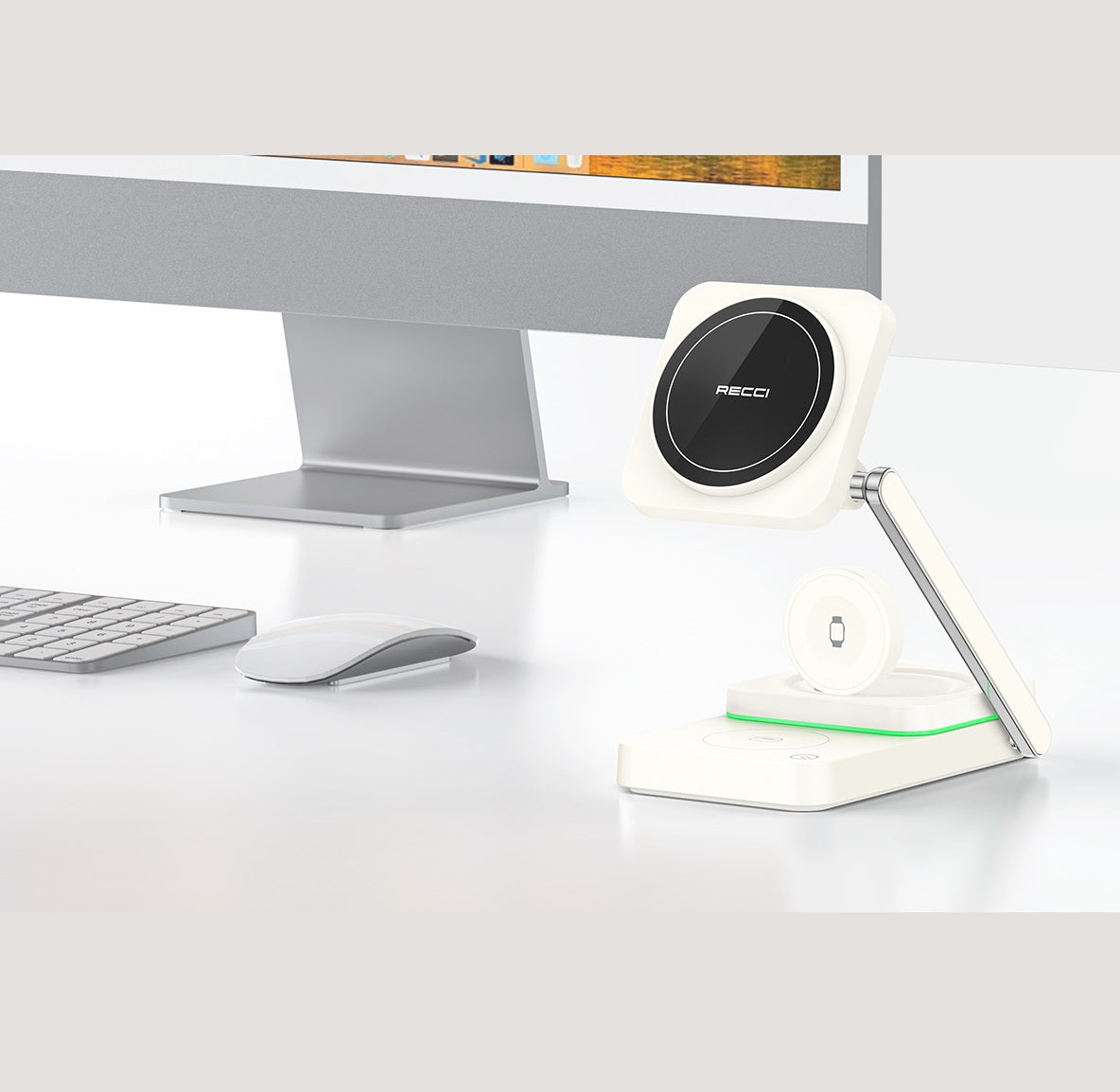 Recci 3 in 1 Magnetic Wireless Charger RCW-48