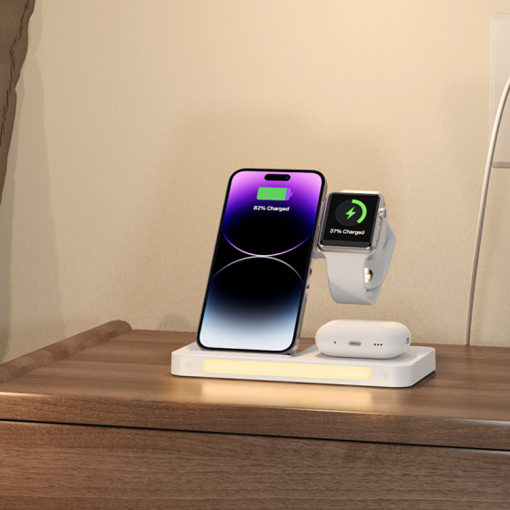 Recci 4 in 1 Folding Wireless Charger