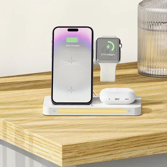 Recci 4 in 1 Folding Wireless Charger RCW-31 - Three