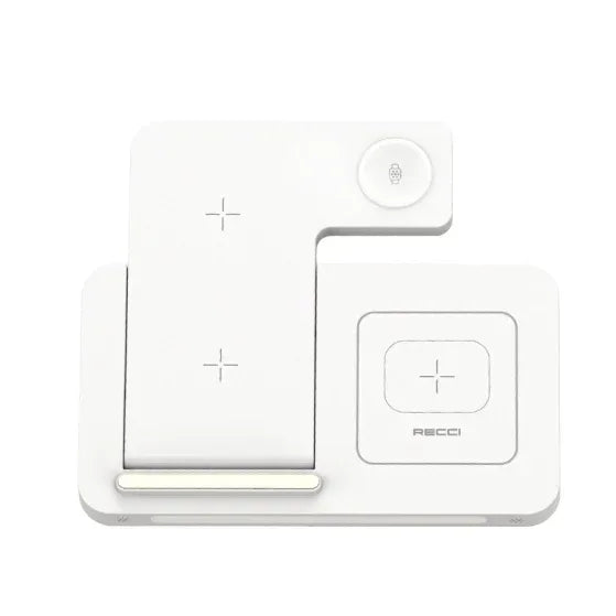 Recci 4 in 1 Folding Wireless Charger RCW-31 - Three