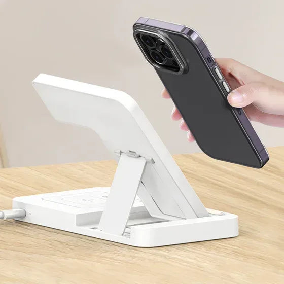 Recci 4 in 1 Folding Wireless Charger RCW-31 - Three